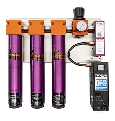 3-stage air filtration